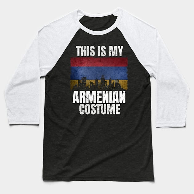 This Is My Armenian Costume for Men Women Vintage Armenian Baseball T-Shirt by Smoothbeats